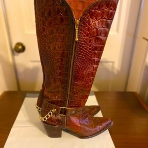 Genuine Crocodile boots.